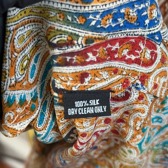 Tolani brand women's paisley print blouse bohemian-style Size Small - Picture 10 of 16